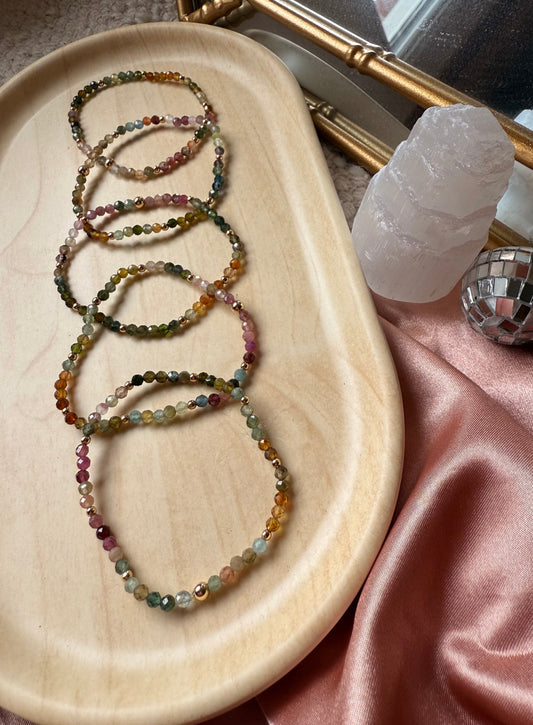 Watermelon Tourmaline Bracelet