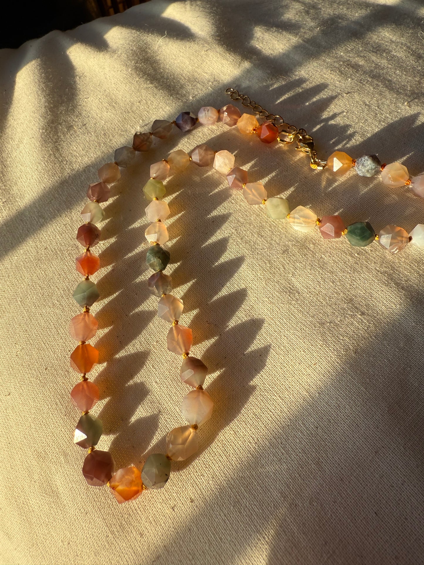 Agate Yellow Necklace