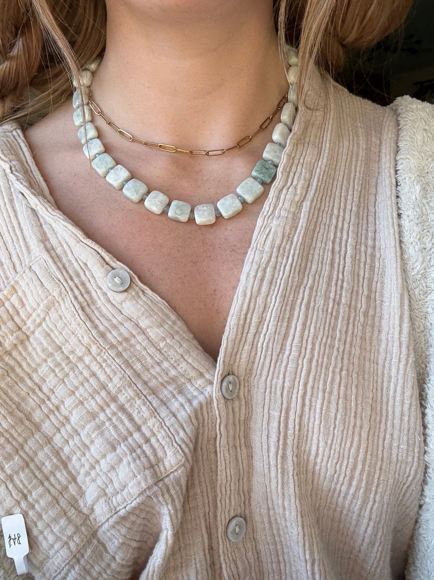 Amazonite & Aquamarine Necklace