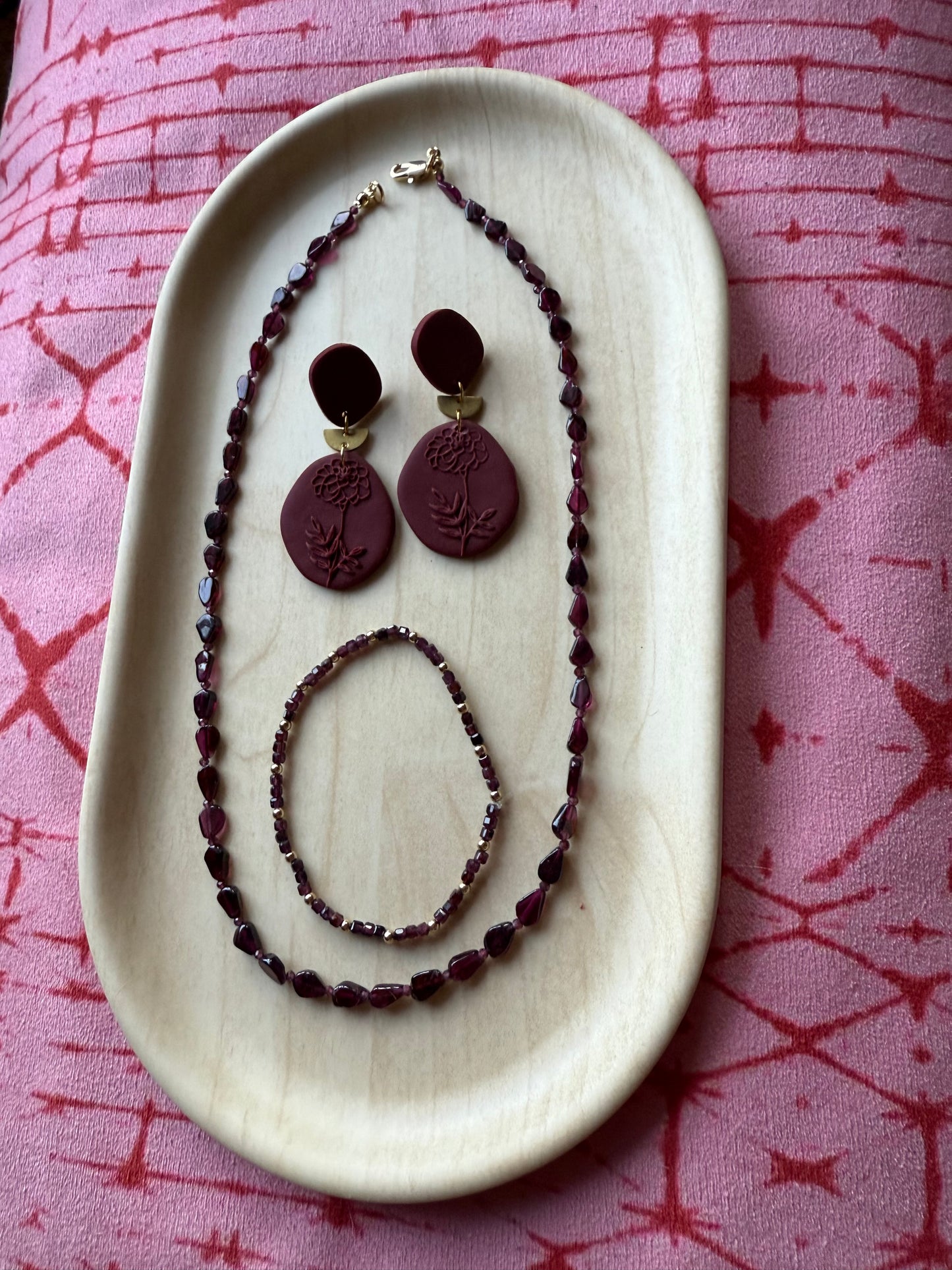 Garnet Strength Necklace
