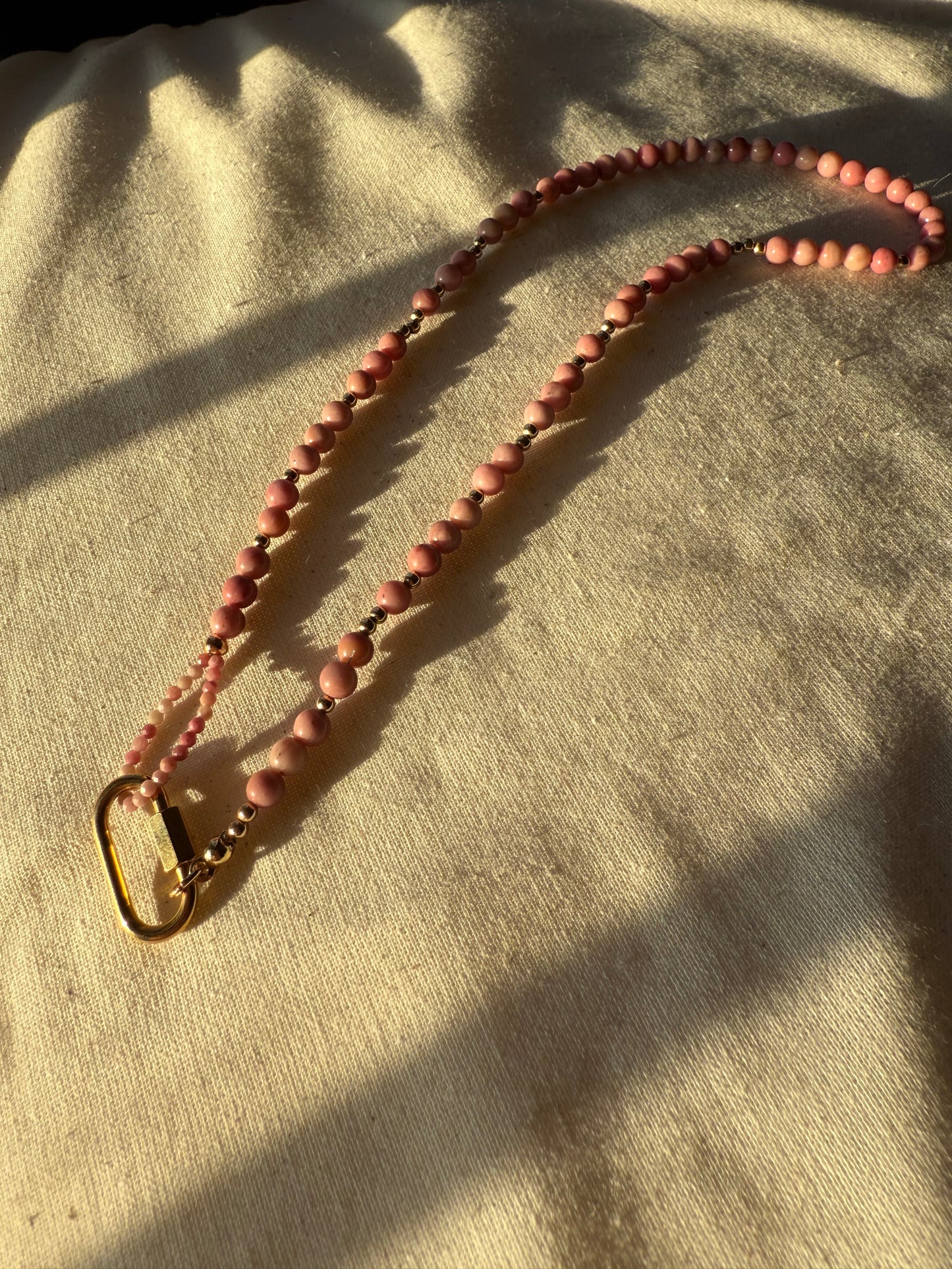 Rhodonite Carabiner