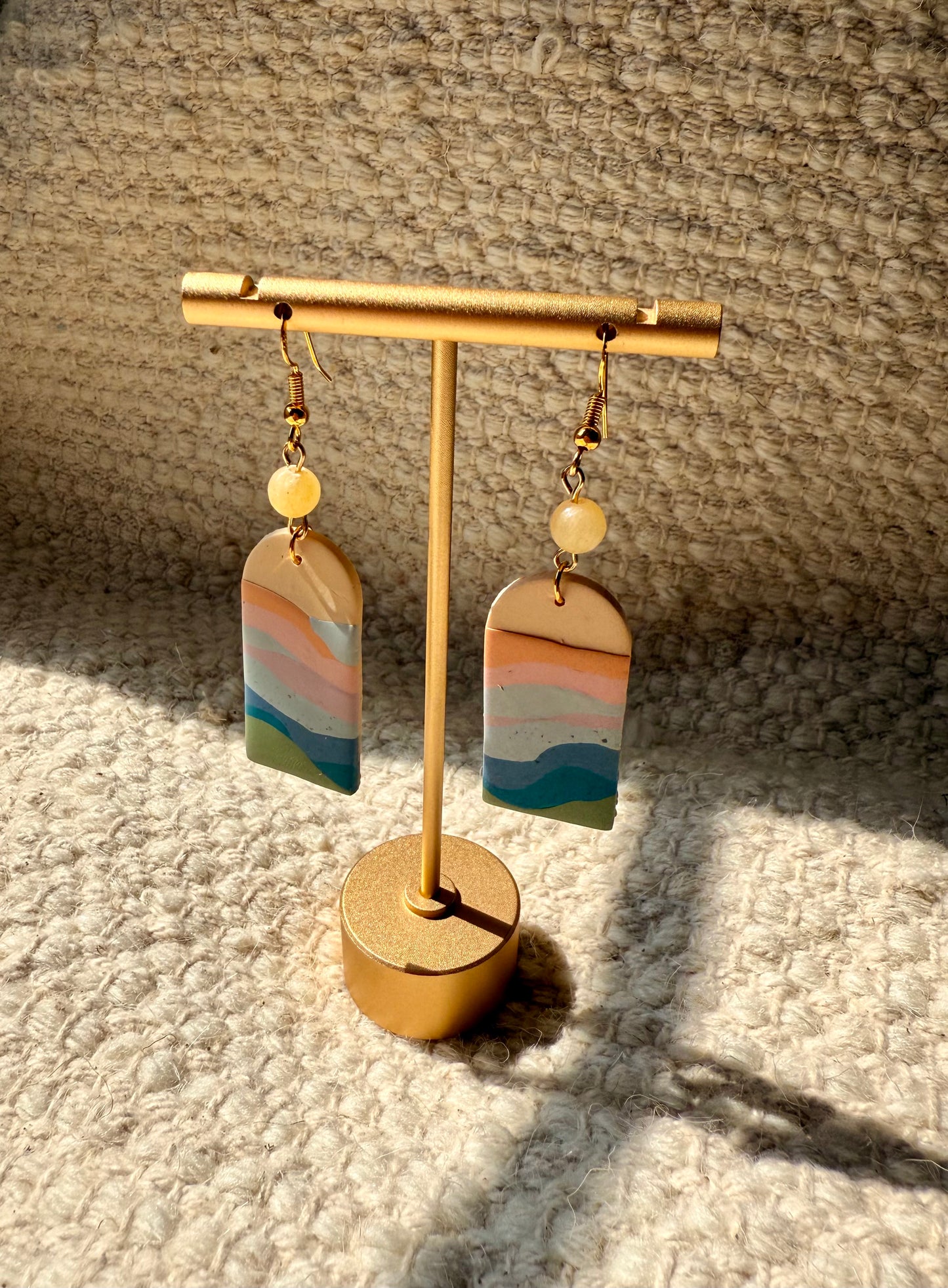 Blue Ridge at Sunset Earrings