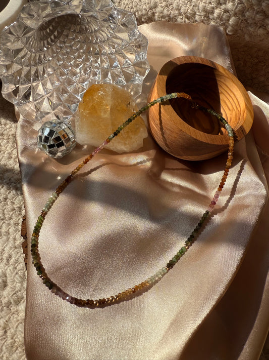 Watermelon Tourmaline Necklace