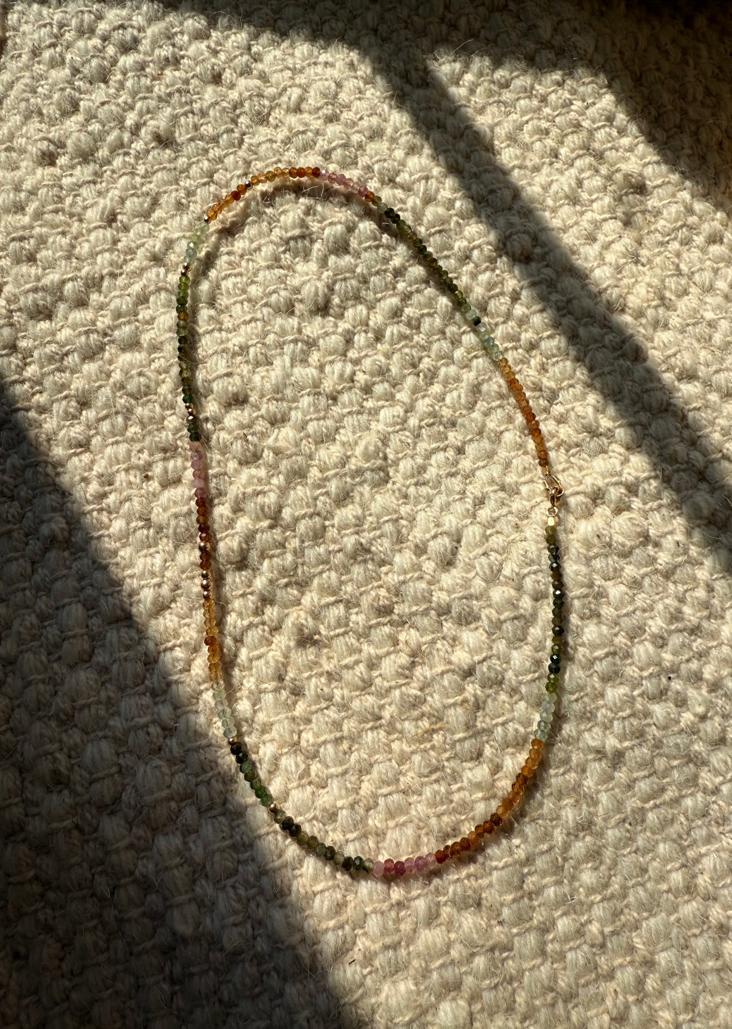Watermelon Tourmaline Necklace