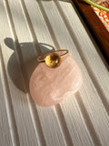 Citrine Thin Band Ring Size 7
