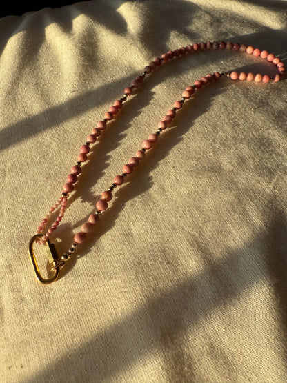 Rhodonite Carabiner