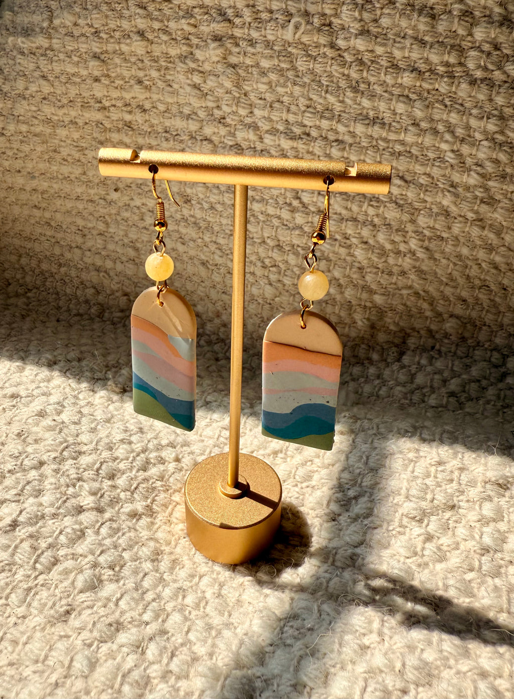 Blue Ridge at Sunset Earrings