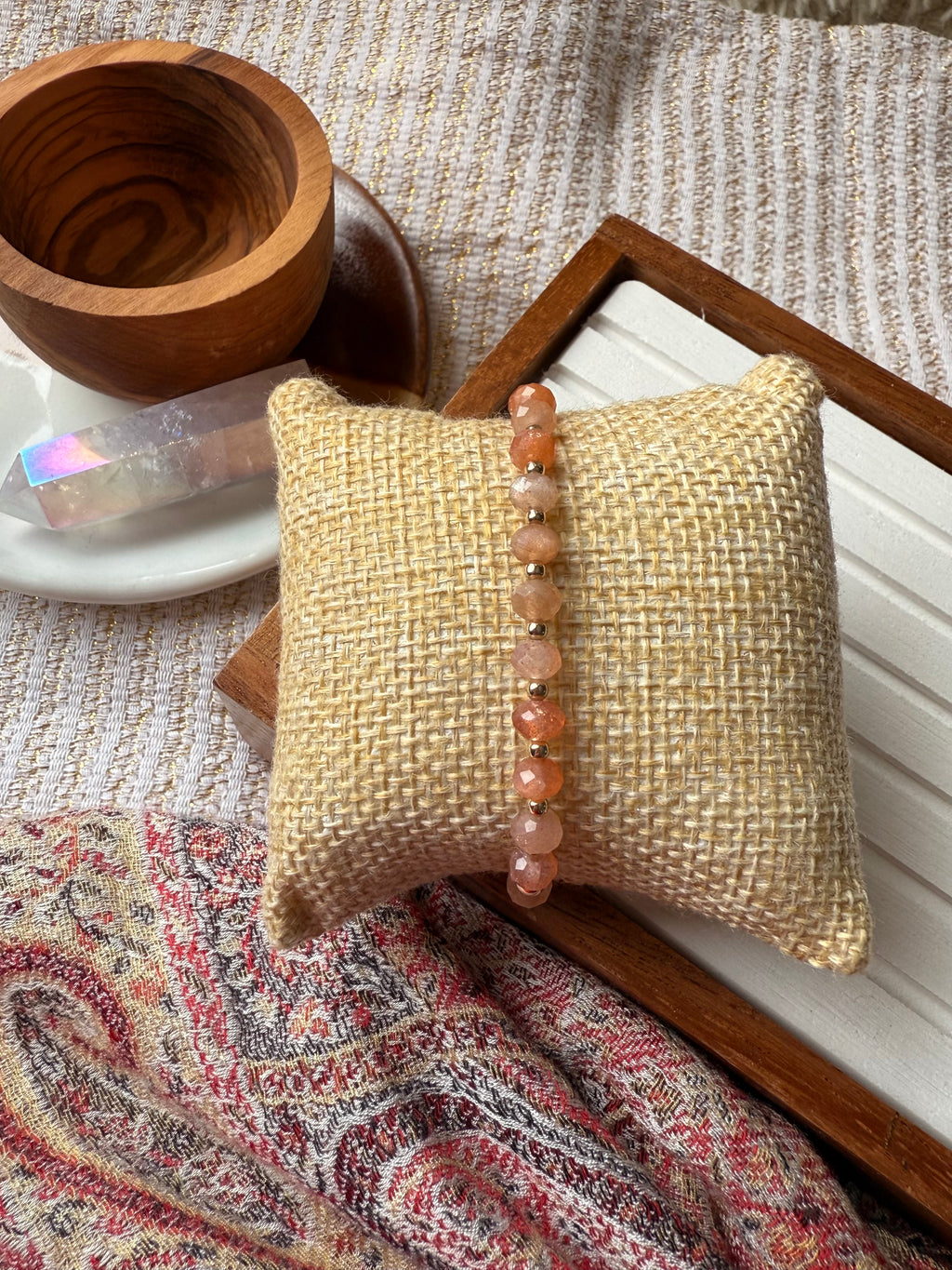 Rays of Sunstone Bracelet