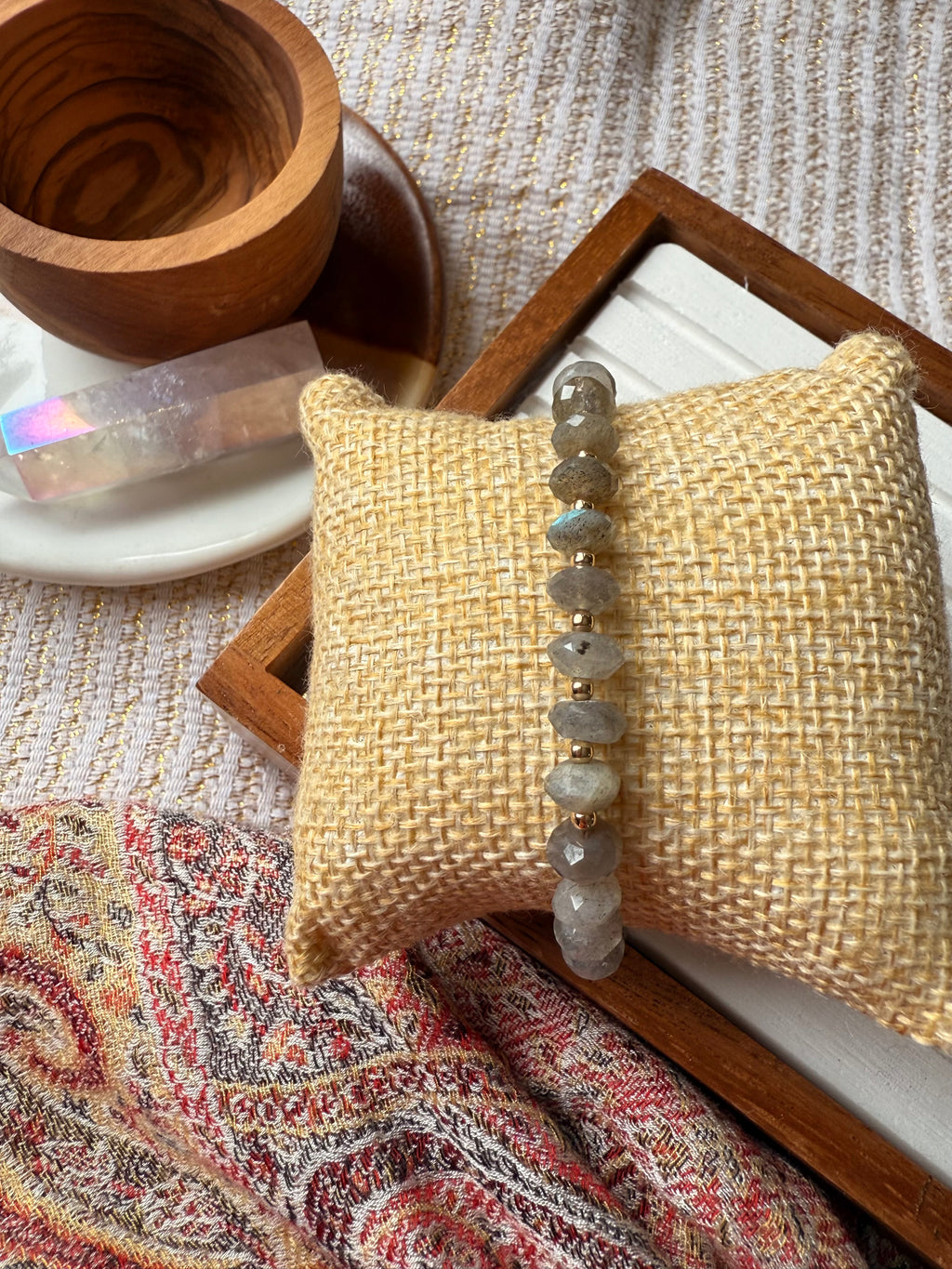 Rays of Light Labradorite Bracelets